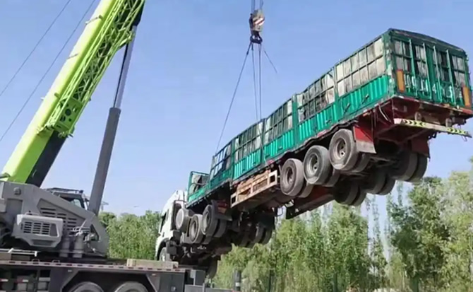丰满区道路脱困救援案例